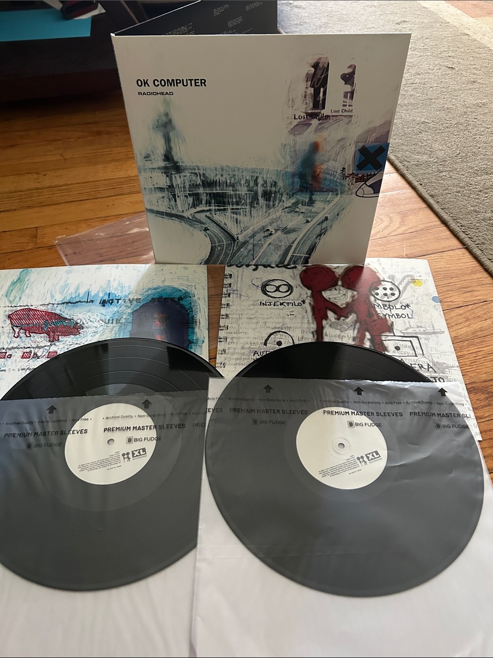 Radiohead Ok Computer vinyl record 2 LP